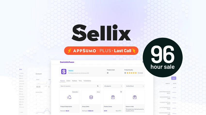 Sellix - Build And Manage Your Online Store | Appsumo